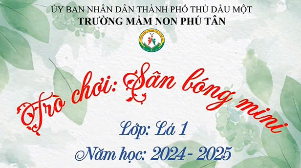 Trò chơi "sân bóng mini"