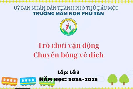 Trò chơi "Chuyền bóng về đích"